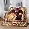 Death Note Cartoon Comics Fleece Blanket Fashion Anime Art Throwing Blanket Gift Living Room Bedroom Sofa 2 - Death Note Shop